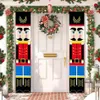 Nutcracker Soldier Banner Christmas Decor For Home Merry Christmas Door Decor Xmas Ornament Happy Year Navidad 2010272100