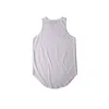 Herrtankstoppar streetwear ärmlös sommar förlängda swag tank top män krökta hem långa linje toppar hip hop urban blank väst tx151-r swag överdimensionerad yq240131