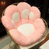 INS Bear Cat Paw Pillow Animal Seat Cushion Stuffed Plush Sofa Indoor Floor Home Chair Decor Winter Children Girls Lovely Gift 240129