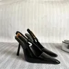 Women Summer High Heel Stiletto Heels Shiny Rhinestone Genuine Leather Pumps Famous Shoes Luxury brand Shoe Pointed Toe Evening Shoes Office