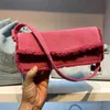 Bolsos de hombro Denim Square Underarm para mujeres Diseñador de lujo Andbags Monederos 2023 Nuevo en Fasion Simple Versátil Borla Sólida SoulderH24131