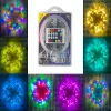 10m ws2812b luz de fadas bluetooth led string rgb sonho cor endereçável festa luzes natal decoração casamento guirlanda 5vdc