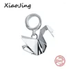 Lösa ädelstenar 925 sterling silver charms diy pärlor hantverk origami kanin häst båt passar original europeisk charm armband smycken