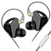 Earphones Dynamic HIFI Bass Earbuds In Ear Monitor Headphones Sport Noise Cancelling Headset ZAX ZEX PRO EDXPRO