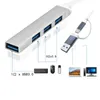 Type C USB HUB Dock 3.0 2.0 4 Ports Multi Splitter Adapter OTG For Lenovo HUAWEI Xiaomi Macbook Aluminum Alloy