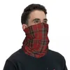Шарфы с шотландским узором в полоску, бандана, накидка на шею, шарф с принтом, многофункциональная маска для лица для бега, унисекс, для взрослых, зима