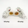 ランプホルダー2.5m AC電源コードケーブルE27 LED電球ベースソケットホルダーEU USプラグスイッチワイヤー延長ペンダントハングランプ