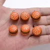 Charms 10st 12x16mm Simulation Hamburger Harts Pendant For Armband Earring Halsband Keychain Jewelry Making DIY FUNKTIONER