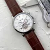 2024Commercial Mens Hollow Tourbillon Automatic Machinery Casual Belt Watch Den riktiga saken har en logotyp {kategori} 0.1