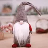 2018 Natale in piedi bambola senza volto peluche albero di Natale Capodanno regali per bambini ornamenti per la casa portatili decorazioni1229b