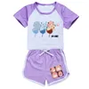 Clothing Sets SPY X FAMILY Clothes Kids Cotton Short Sleeve T Shirt Shorts 2pcs Set Toddler Boy Baby Girls Summer Pajamas Sportswear