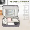 Cell Phone Pouches Travel Cable Organizer Bag Three-Layer Electronics Accessories Cable Bag for Cables Chargers iPad Phone SD Card Wires Cords YQ240131