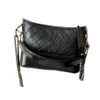 Маленькие сумки-хобо Gabrielle, дизайнерские сумки, черная, белая, коричневая сумка, сумка на цепочке из натуральной кожи, tote221A