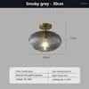 Ceiling Lights Nordic LED Glass Minimalist Bathroom Balcony Bedroom Entrance Light Fixture Indoor Lighting Lamp