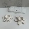 Ferramentas de artesanato diy floco de neve castiçal molde de silicone artesanal gesso resina cola epoxy fundição decoração para casa presente do dia de natal