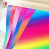 Fönsterklistermärken Sparkle Multicolor Rainbow Permanent Vinyl Sheet Selfadhesive Craft Sign Making Waterproof Sticker Cup/Glass Decal Xmas Card