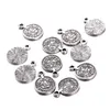 Charms 20Pcs/Lot Vintage Bohemian Coin For Jewelry DIY Making Alloy Pendant Accessories