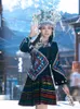 Ubranie etniczne Guizhou Miao kostium mniejszościowy scena dla dorosłych wydajność długiej krótkiej spódnicy Miao po wycieczkach