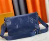 Дизайнерская сумка Maxi Multi Pochette Accessoire M58977 Сумка через плечо Женская зимняя теплая сумка из 3 предметов Эконил-нейлон с несколькими карманами и круглым кошельком для монет