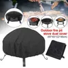 Coperture per mobili da esterno per giardino, tettoia rotonda, copertura impermeabile per pozzo del fuoco, protezione UV, griglia, copertura antipolvere per barbecue T20061186J