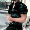 Freizeithemden für Herren Umarmen Sie die Strandstimmung in diesem kurzärmligen Hemd im Hawaii-Stil mit Barock-Druck (M 3XL)