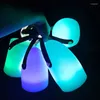 Nachtlichter 16 Farbwechsellicht RGB-Fernbedienung Tragbarer Tisch Nachttischlampen USB wiederaufladbare Lampe Leuchte Led Ei