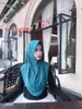 Ethnic Clothing Solid Hijab For Muslim Women Islamic Scarf Arab Shawls Wear Diretly Malaysia Style Pull On