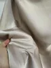 ワークドレスザックアイサの女性スタイルの長袖シルクサテンテクスチングシャツプリーツ装飾ミディスカート