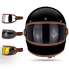 Capacetes de motocicleta Bubble Shield HD Lens Retro Sunglasses Acessórios Use para Biltwell Gringo Bell Ruby Goggles