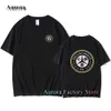 Camisetas para hombres Camiseta de algodón para hombres Verano Dellafuente Tops Tees Masculino Casual Y2K Ropa de manga corta Moda Impresión de letras Streetwear