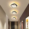 Plafondverlichting Moderne LED Gangpad Licht Kroonluchter Voor Gang Trap Foyer Balkon Slaapkamer Badkamer Binnenverlichting Glans