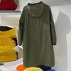 Dames trenchcoats Luxe merk lange jas voor dames jas met capuchon, femme windjack en jassen