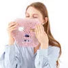 Маска для глаз из розового кварца и нефрита, массажный ролик для лица, гуаша, скребок для гуаши, натуральный камень, холодная терапия, маска для лица, массажер 240127