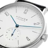 Armbanduhren Ganze Damenuhren Marke NOMOS Männer und minimalistisches Design Lederarmband Mode Einfacher Quarz Wasserdicht WA244C