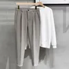 Pantaloni da uomo autunno e inverno addensati business casual dritto abbigliamento cargo vestiti coreani da uomo a