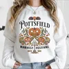 Kadın Hoodies Pottsfield Hasat Festivali Gömlek Sonbahar Tshirt Sebze Sebzeleri Sonbahar Kazak İskelet Üstleri