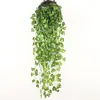 Decoratieve Bloemen 1/2 Stuk Kunstmatige Wijnstok Home Decor Ivy Leaf Garland Planten Nep Gebladerte Creeper Groene Krans