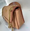 Projektant -gold Chian Crossbody Torby Messenger Women Brown zamszowe torby na ramię luksurowe torebki torebki
