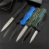 Tactical Automatic Knife D2 Satin Blade Aluminum Handles Hunting AUTO Knife Outdoor Survival Knives Camping Self Defense EDC Multitool BM 5370 UT85 3300