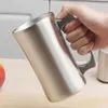 Yalıtılmış fincan paslanmaz çelik kupalar kapaklı 20oz büyük kupa çift duvar birası stein tumbler saplı yalıtılmış bira kupası233j