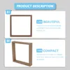 Frames Double Sided Glass Po Frame Specimen Pressed Flower Display Shelf Picture Dry Decorative 6 Inches