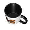 Tazze Simpatico bassotto stampa caffè tè tazza di cacao personalizza tazze in ceramica nero rosso rosa verde regalo creativo unico per i bambini amici