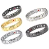 Andere armbanden Behandeling Magnetische armband Gezondheid Germanium Stretch Sieraden voor mannen en vrouwen Het geschenk Roestvrij stalen magneet Bra276e