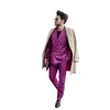 Abiti da sposa personalizzati per uomo Abiti in lino da spiaggia Uomo uomo Groomsmen Abito da uomo 3 pezzi CoatJacketVest 240123