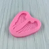 Baking Moulds MNYB Angel Wings Shape Chocolate Fondant Mold Cake Silicone Car Diffuser Stone Plaster DIY Clay Resin Art