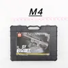 1:6 Mini Toy Gun Model Elaborate MP7 95 G36 M4 Dejerin Yellow River Alloy Metal Fake Gun Collection Prop Birthday Gifts