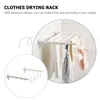 Hangers Wall Mounted Collapsible Laundry Clothes Drying Rack Hidden Simple