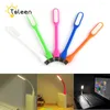 Night Lights Tsleen Flexible Neck 4pcs DC 5V Mini USB LED Light Notebook pour Power Bank Hub Car Charger Reading PC ordinateur portable