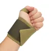 Enveloppements de poignet d'haltérophilie de soutien de taille pour l'orthèse de Compression réglable réglable respirante en Nylon avec le pouce