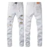 Designer jeans voor heren paarse jeans denim broek heren paarse jeans Designer Jean herenbroek recht ontwerp retro streetwear PAARSE merk jeansbroek 303